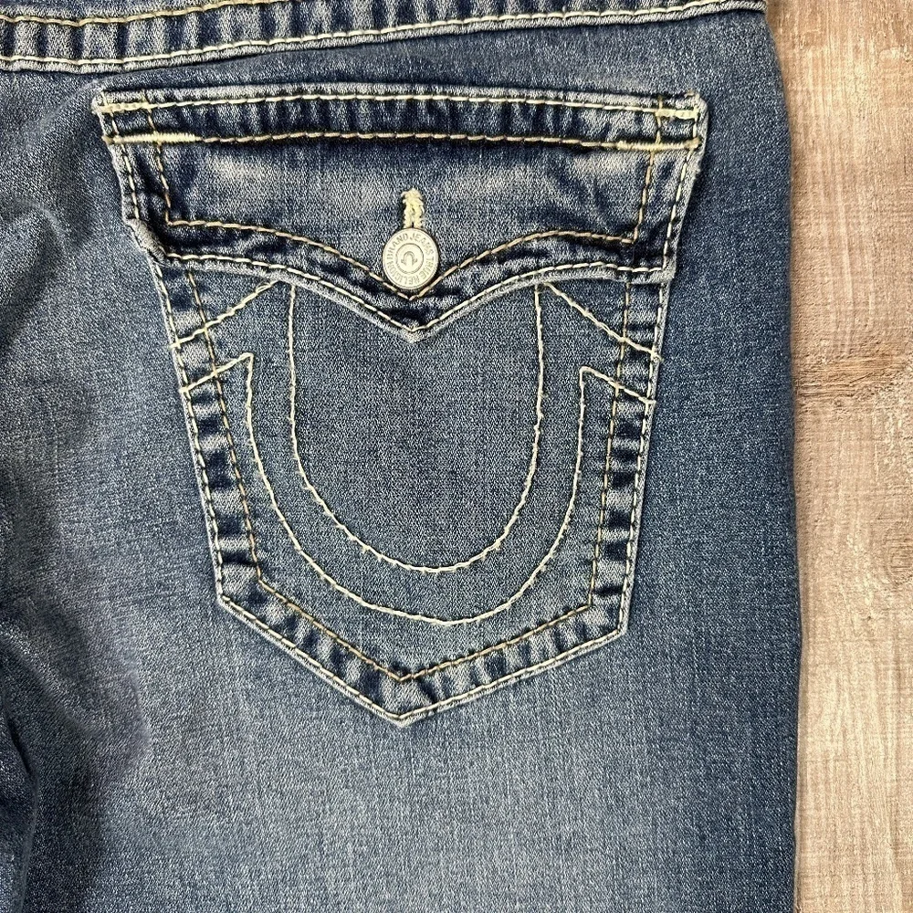 NWT True Religion Jeans Ricky Relax-Straight Blue Horseshoe Men's Size 40 x 33